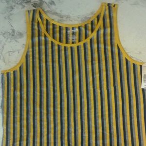 Mens size large srippee tank